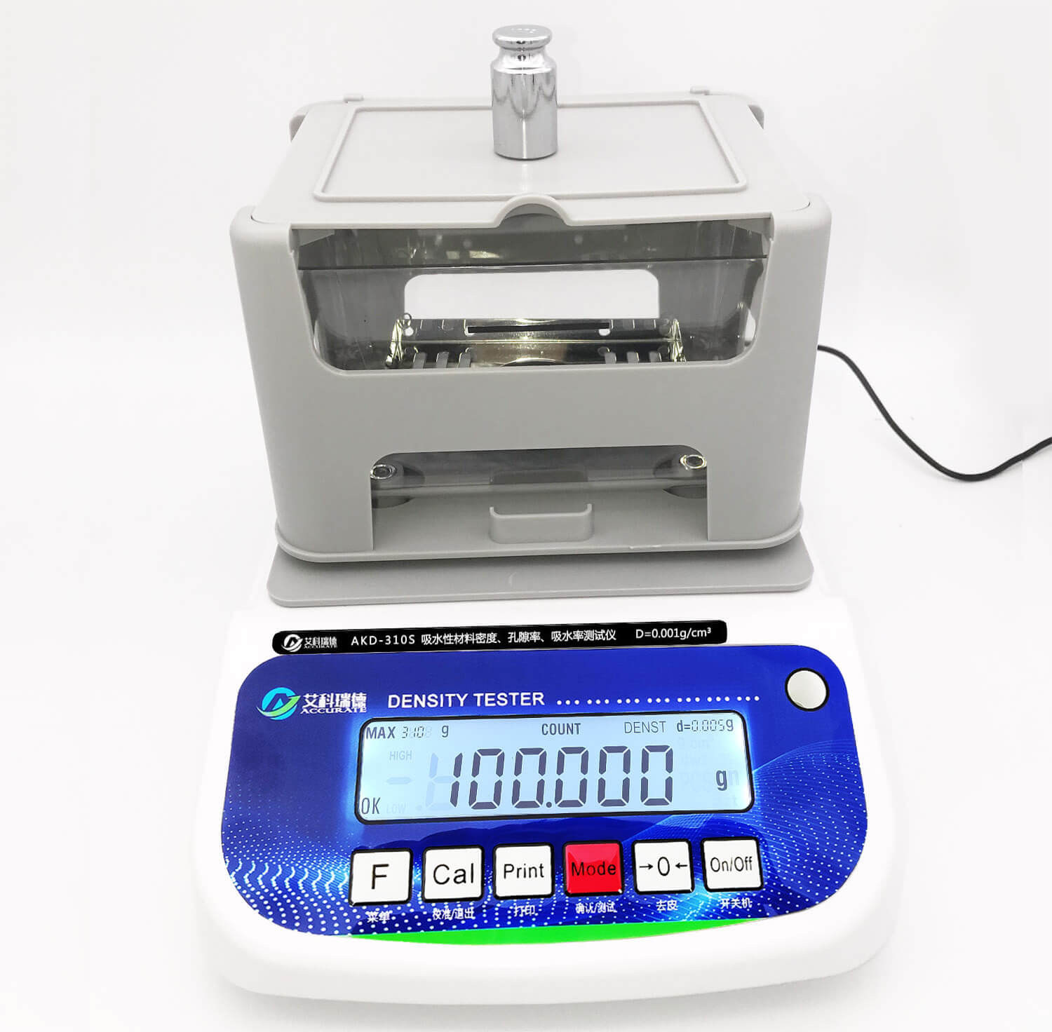 AKD-310S吸水性材料密度、孔隙率、吸水率測(cè)試儀